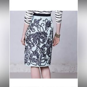 Anthropologie Moulinette Soeurs Fable Pencil Skirt